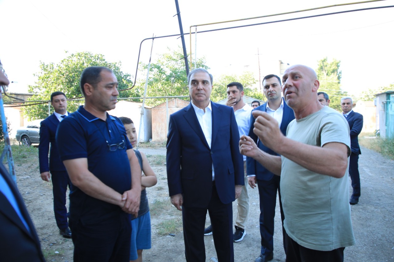 Niyazi Bayramov növbəti “ABAD məhəllə” ilə tanış oldu - FOTOLAR